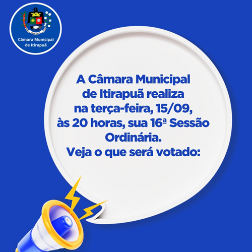 16ª Sessão Ordinária