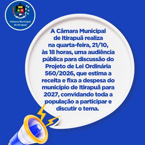Edital de Convocação para Audiência Pública
